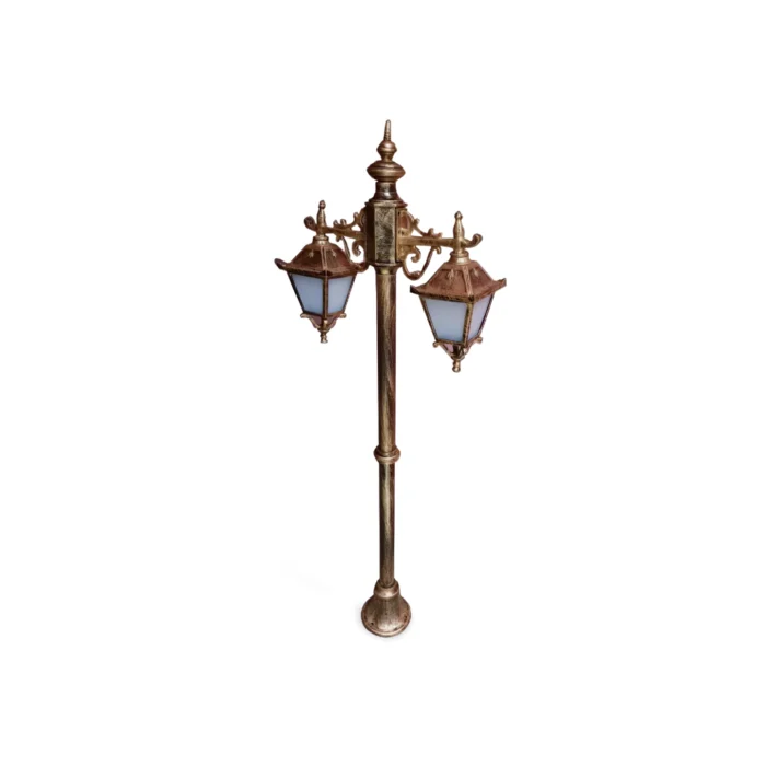 Vintage Dual Lantern Lamp Post