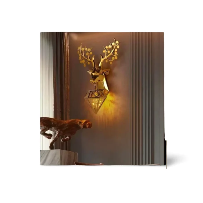 Deer Head LED Wall Lamp