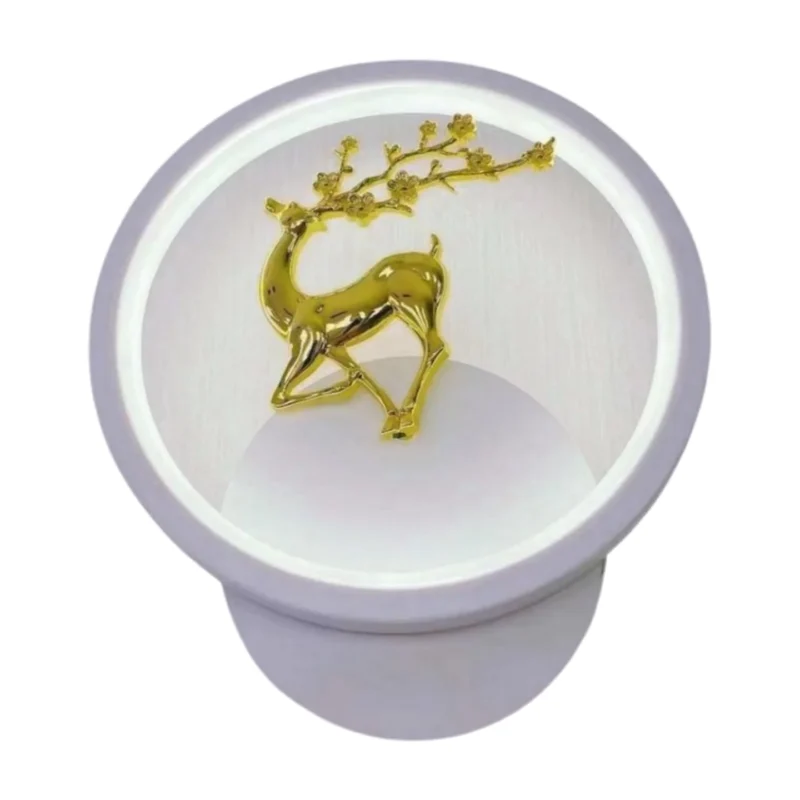 Golden Deer Ornament Light