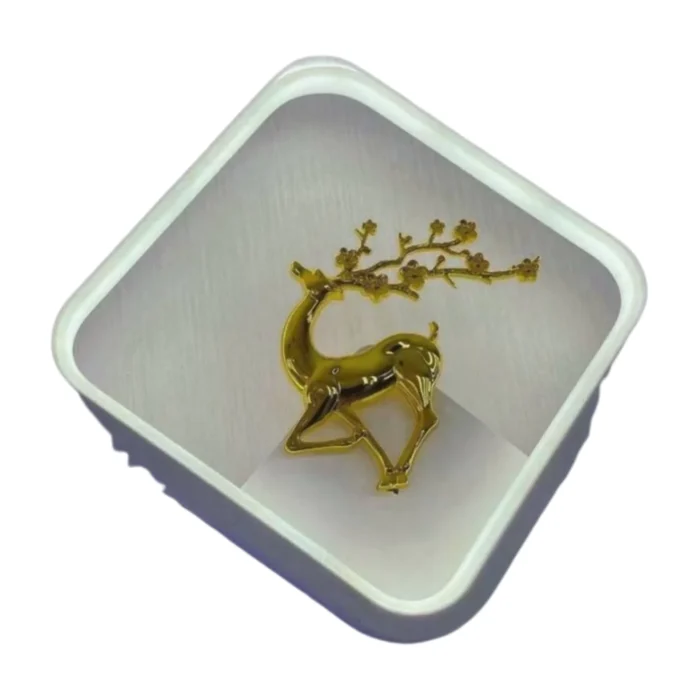 Golden Deer Figurine Light