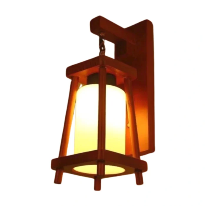 Wooden Wall Sconce